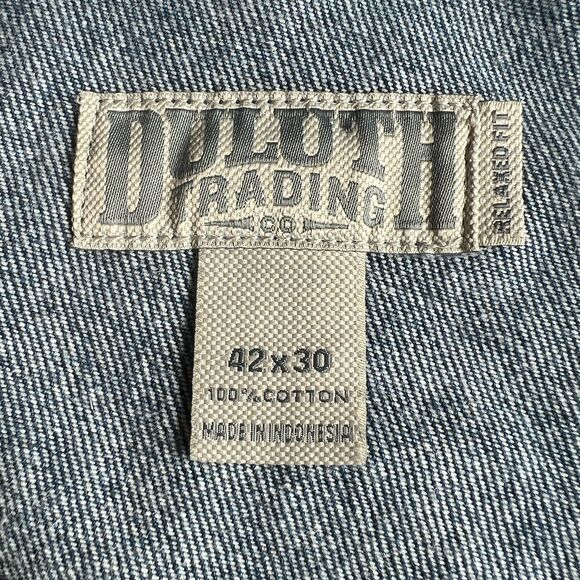 Duluth Trading Co Jeans Men’s 42x30 Straight Leg Denim Workwear Rugged Outdoors - Picture 5 of 12